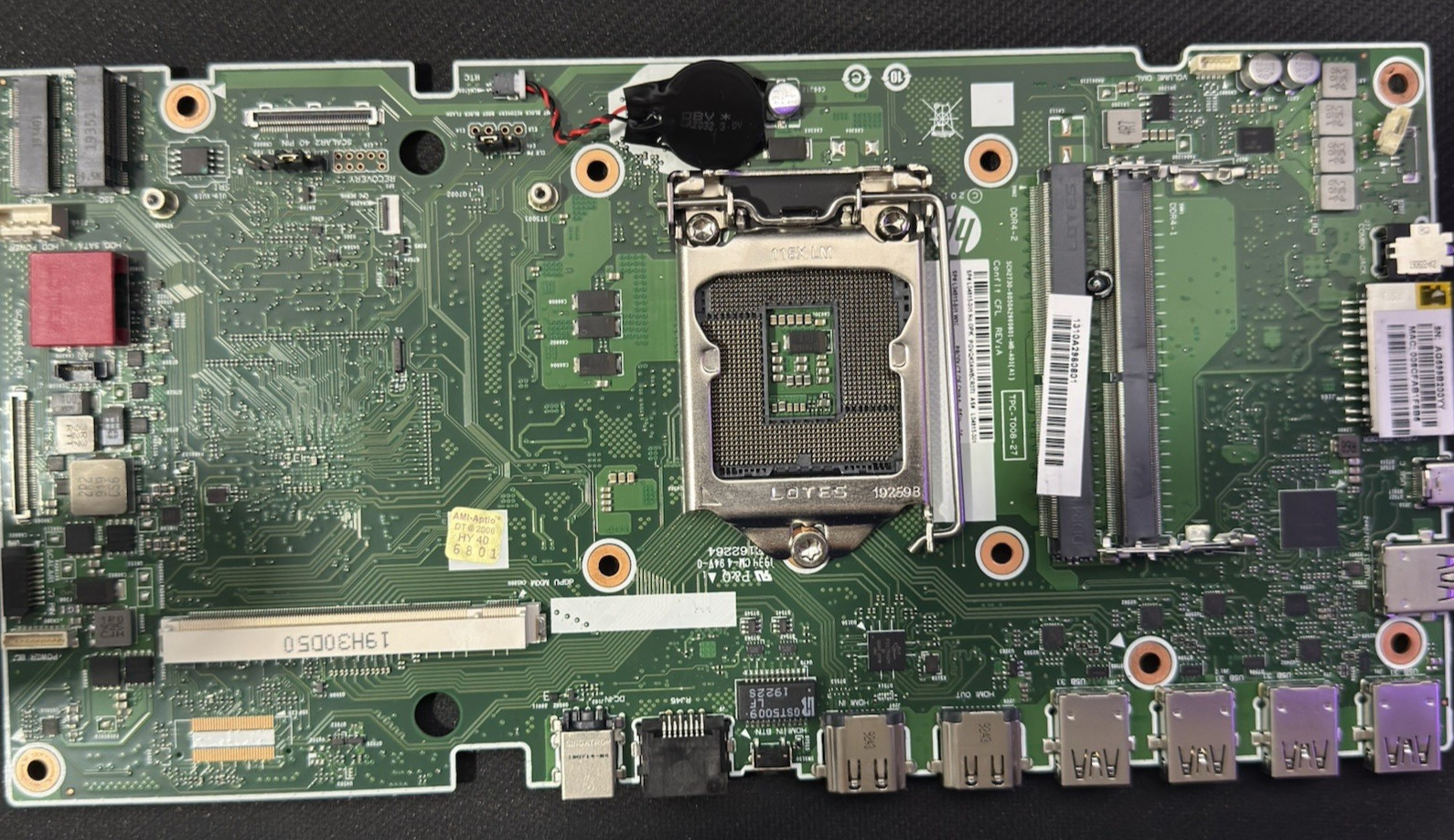 HP ENVY 27-B214 INTEL CHIPSET H370 SOCKET LGA1151 AIO MOTHERBOARD L04815-001