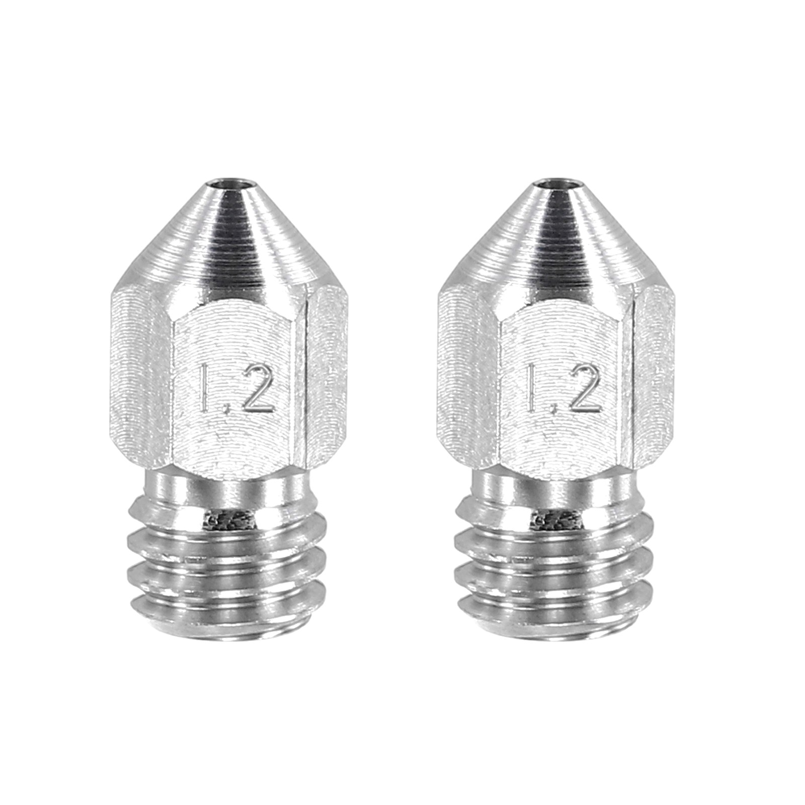 MK8 Nozzles 1.2mm 3D Printer Extruder Nozzle for 1.75mm Filament, Pack of 2
