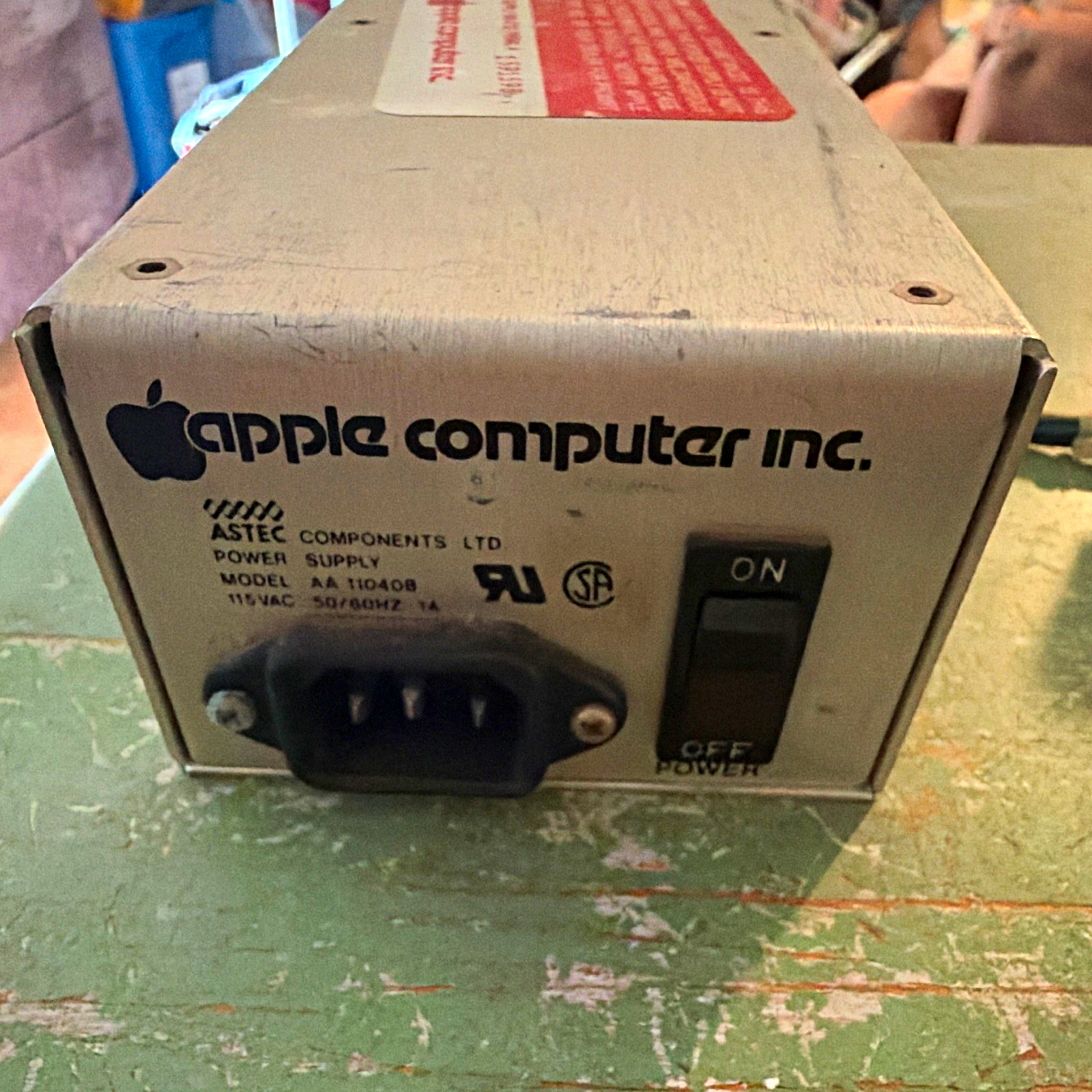 Apple AA11040B Apple II Power Supply. UNTESTED 