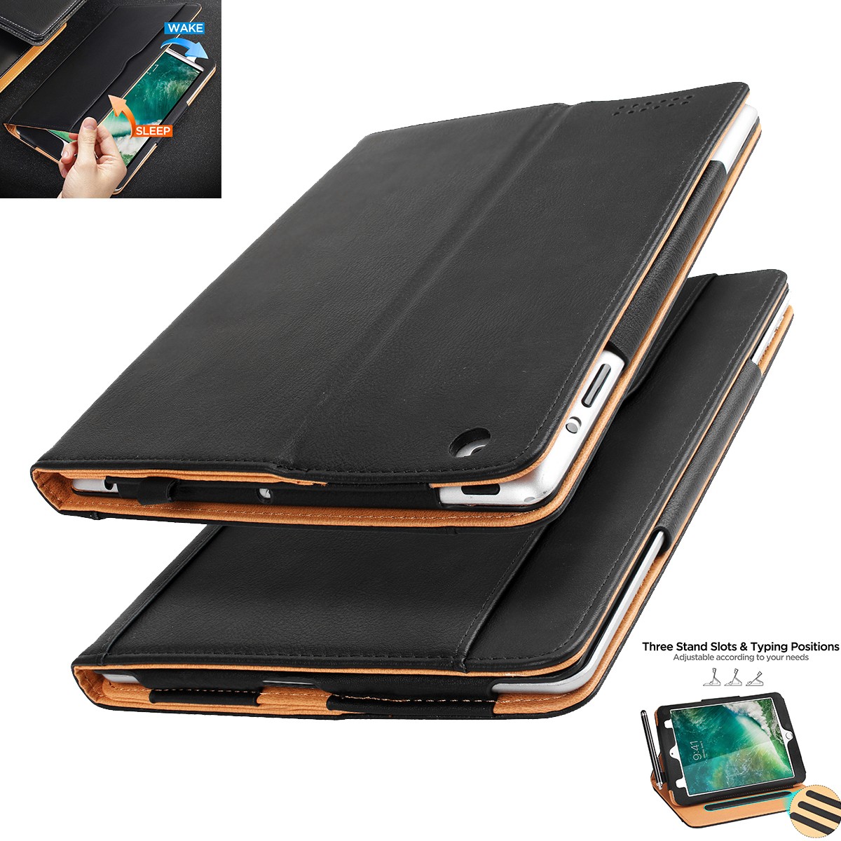 Smart Cover For Apple iPad 4th/3rd/2 9.7 inch Magnetic Leather Wallet Stand Case