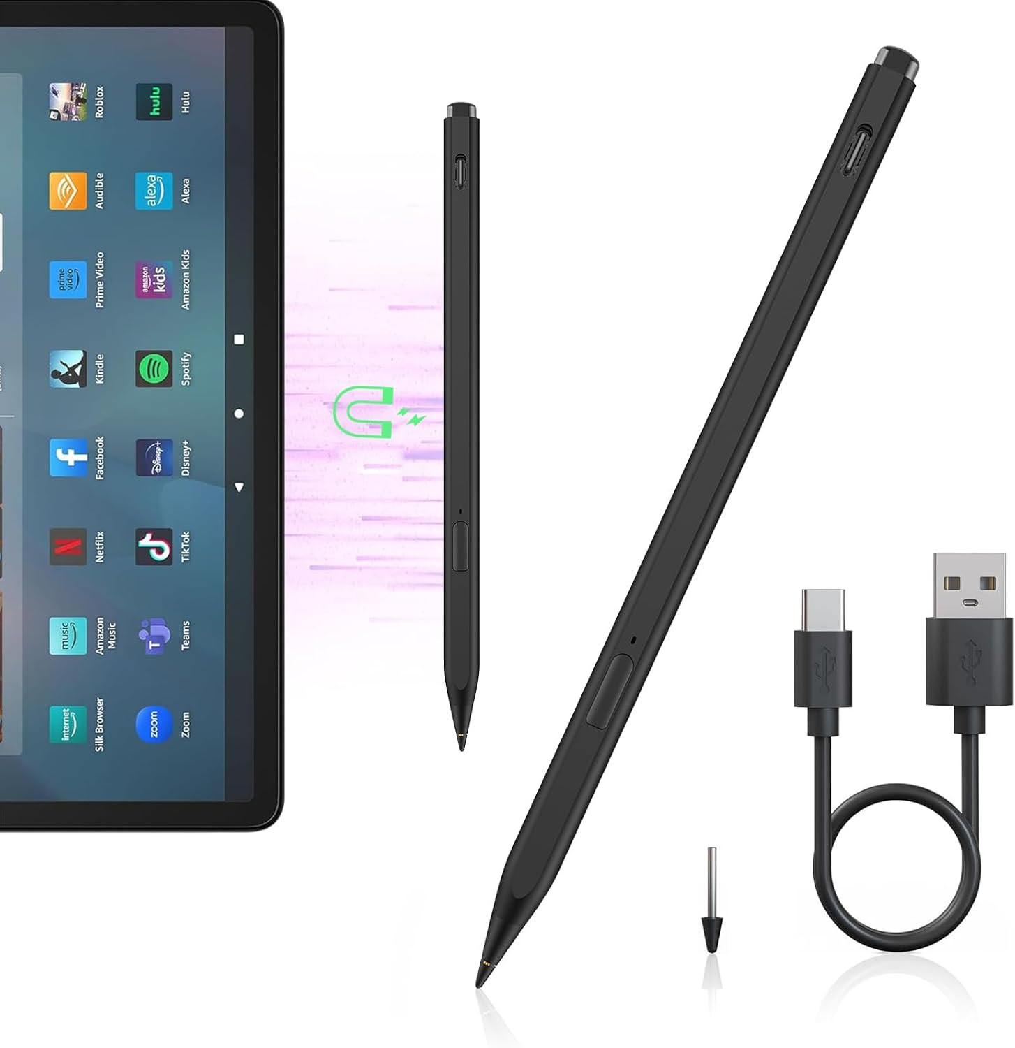 AMZ Fire Tablet Stylus Pen for Amazon Fire Max 11 & Amazon Fire HD 10