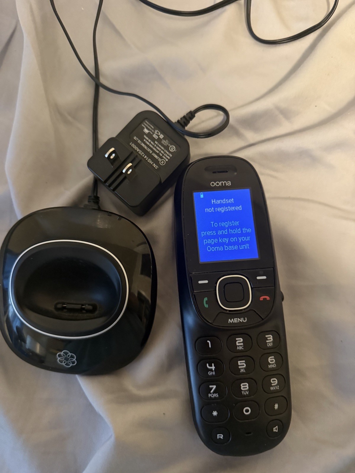 Ooma HD2 Phone Handset Add-On With Charging Base