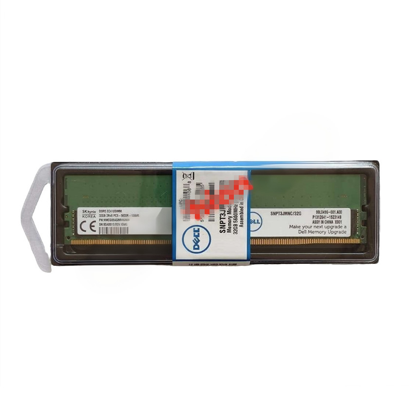 NEW SNPT3JMNC/32G AC958789 DELL 32GB 2Rx8 DDR5 PC5-5600 UDIMM ECC Server Memory