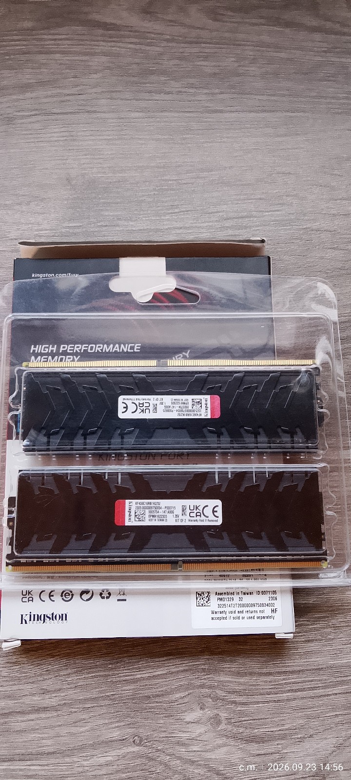 Kingston FURY Renegade 32GB (2x16GB) DDR4-3600 CL16-20-20 KF436C16RB1K2/32