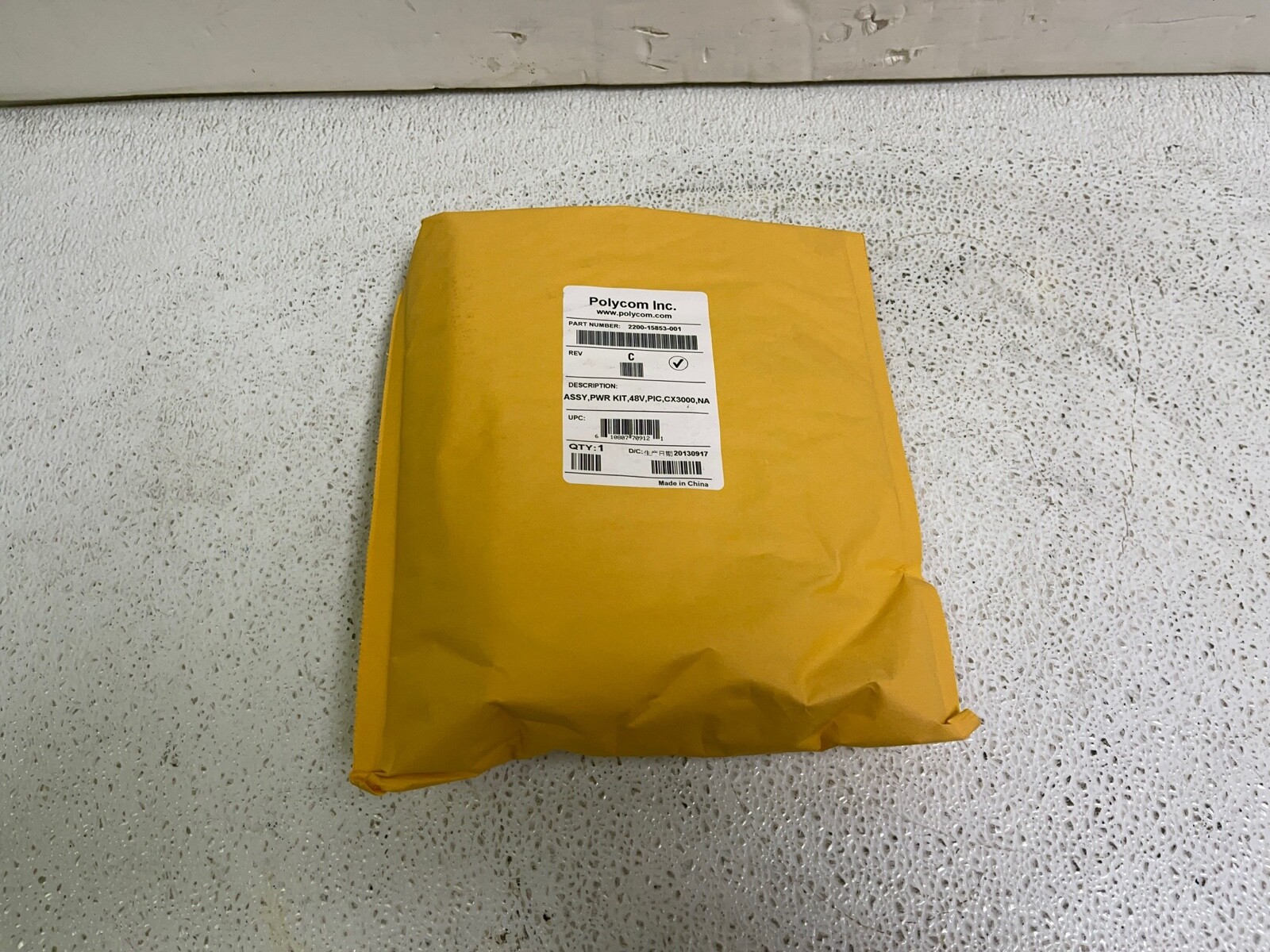NEW Polycom CX3000 Conference Phone Power Supply Kit 2200-15853-001 48vdc