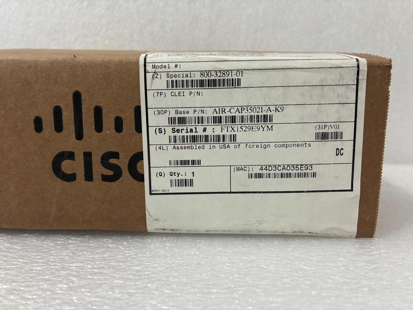 New Cisco AIR-CAP3502I-A-K9 Wireless Access Point 802.11ac W/ Mounts