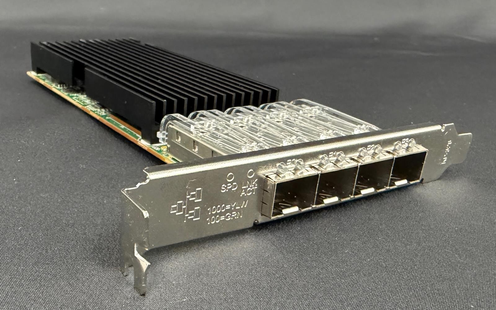 Riverbed 410-00108-01 Quad Port 10GbE SFP+ Fiber PCIe Network Card NIC