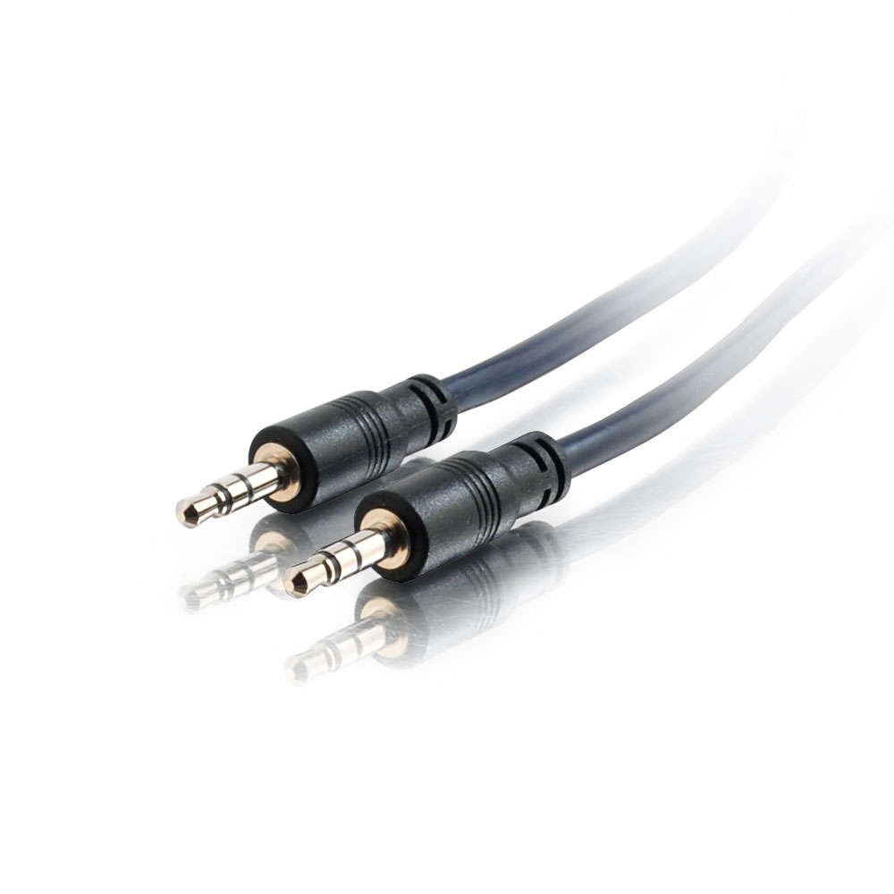 C2G 35ft (10.7m) 3.5mm Stereo Audio Cable with Low Profile Model 40517