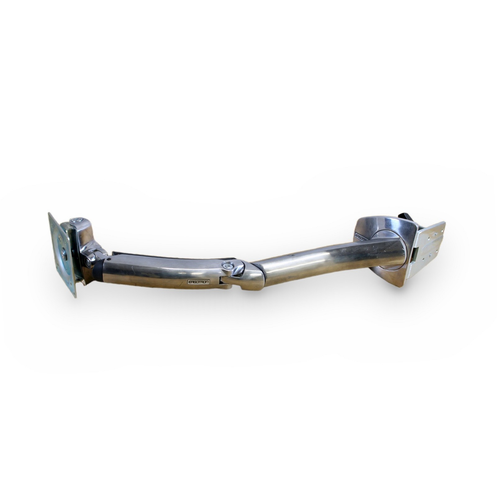 Ergotron MX 45-214-026 Desk Mount Monitor Arm Silver Tilt Rotate VESA 75 100