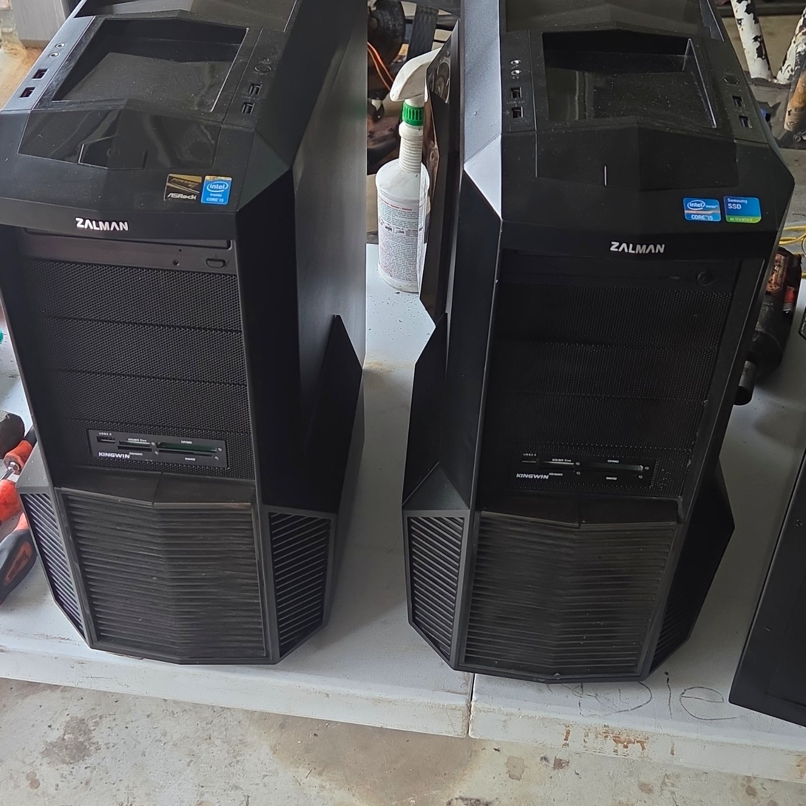 Zalman Black Tower Desktop PC w/ ASRock Z87, HDMI DVI DP, USB 2.0/3.0