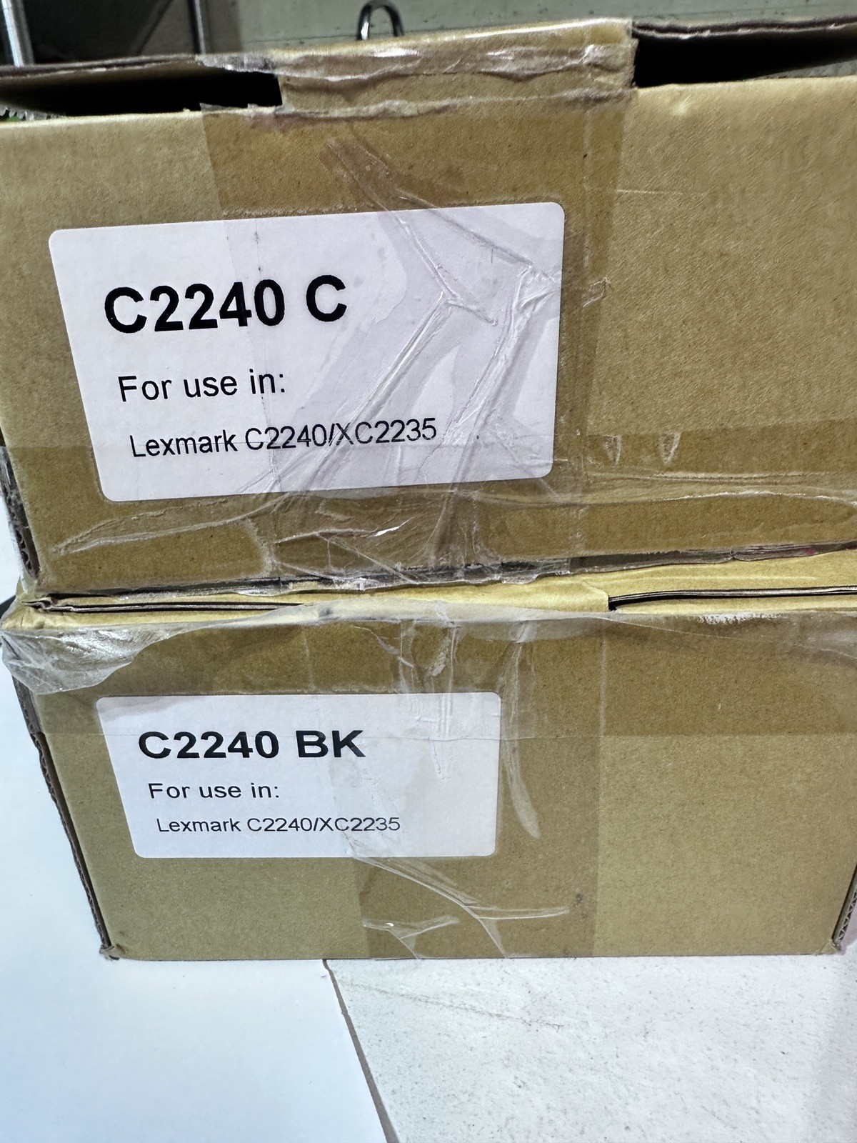 XC2235 Cyan And Black Toner Cartridge Compatible for Lexmark C2240 XC2235