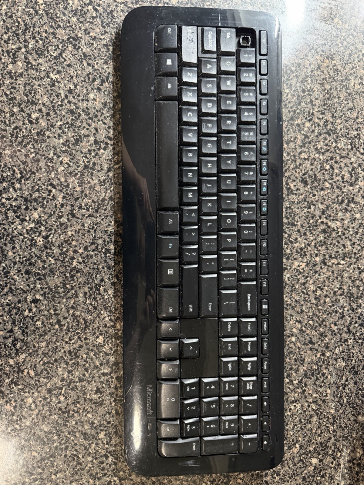 Microsoft Wireless 800 Keyboard Model 1455 Black
