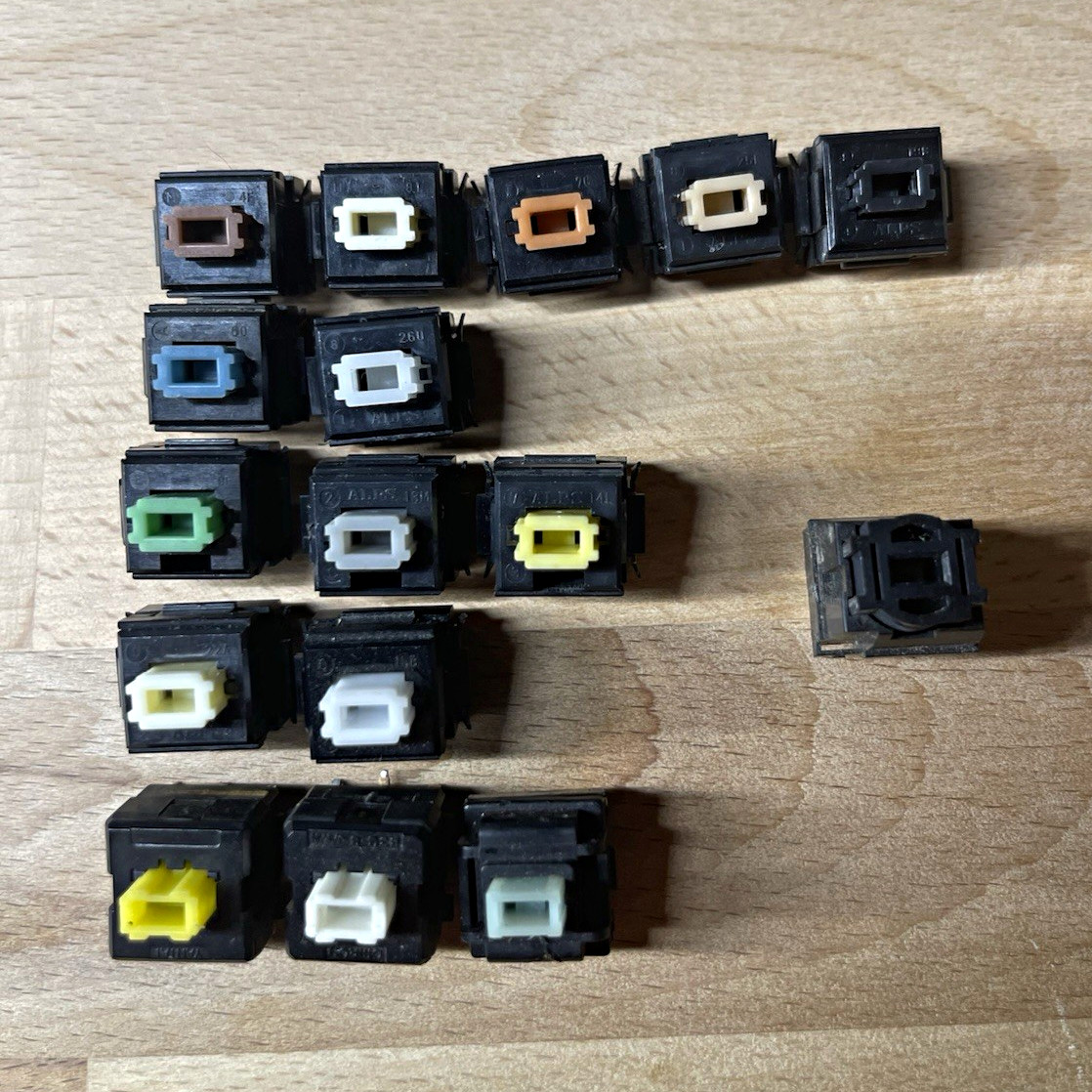 Alps SKCM/SKCL Switch Tester/Lot of 16 Switches