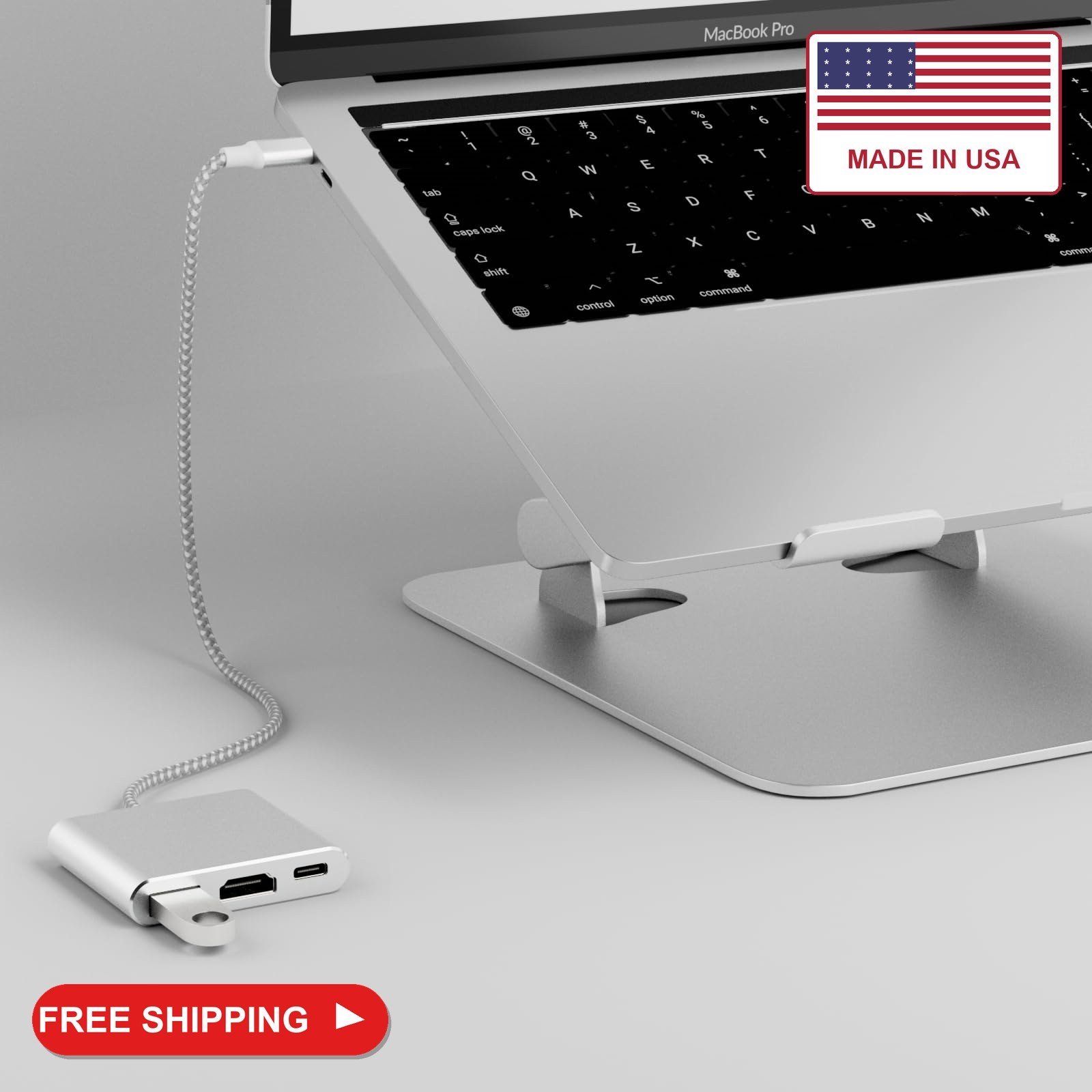 Battony USB-C to 4K HDTV Digital AV Adapter for MacBook Pro/Air