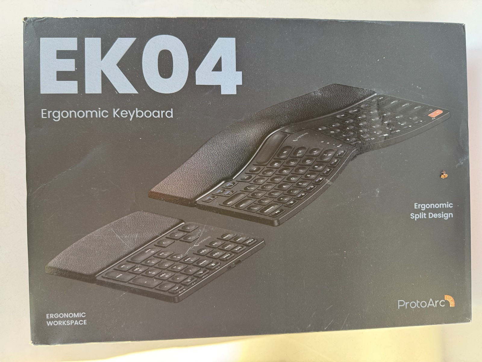 ProtoArc Wireless Ergonomic Keyboard, EK04 2.4GHz Wireless Ergo Keyboard
