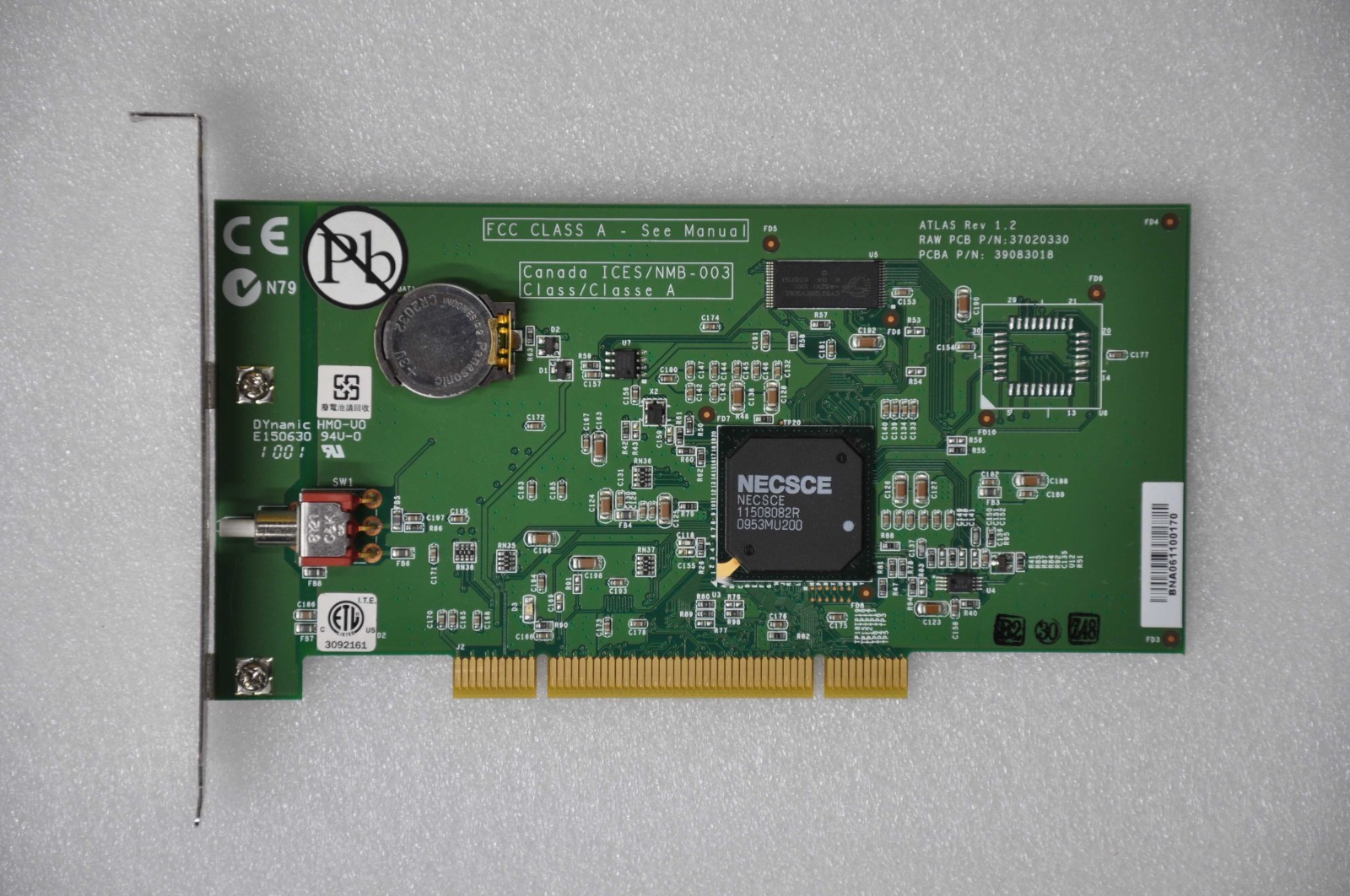 IBM ROHS NVRAM PCI  GRADE A 44D1894 