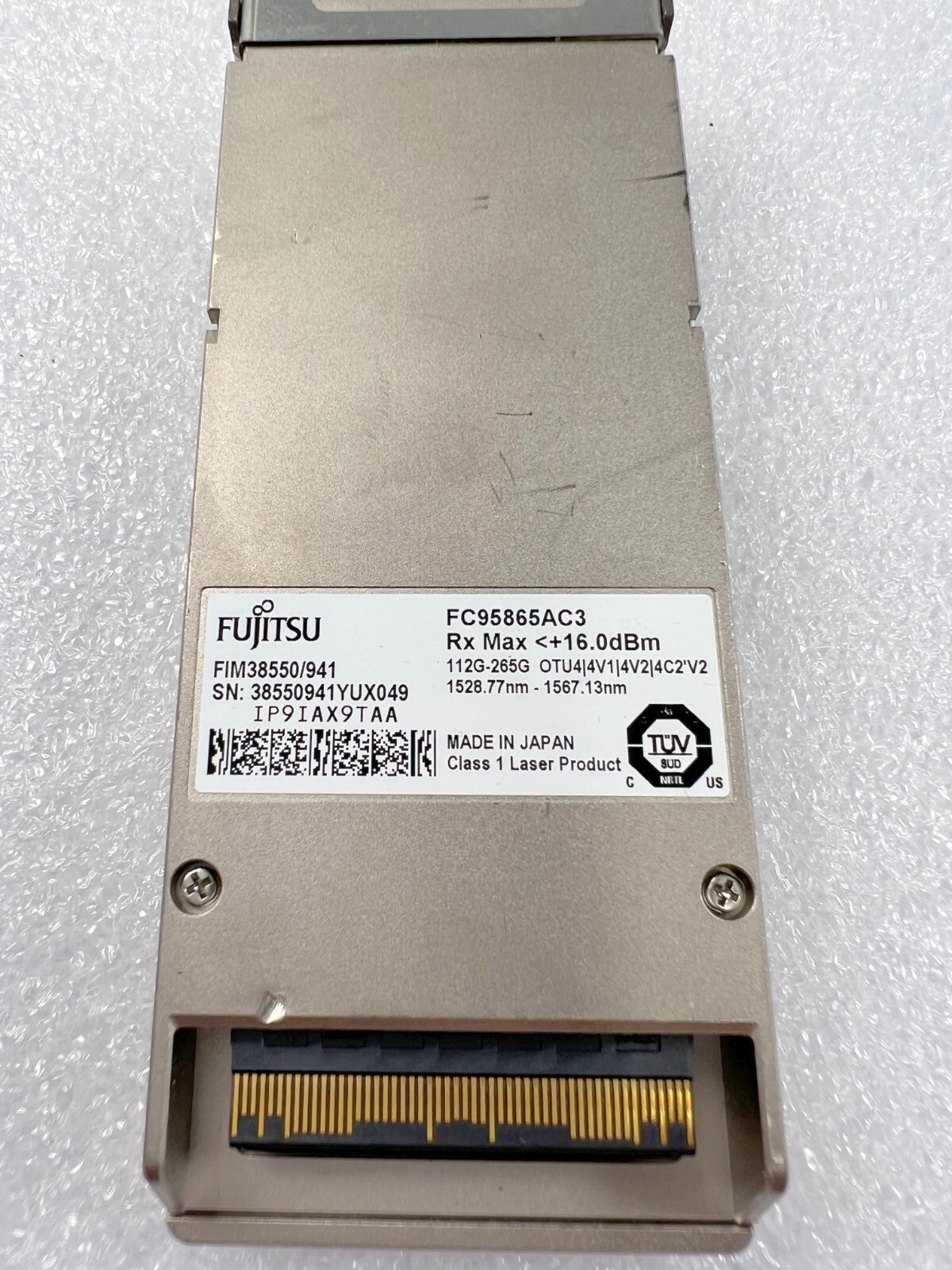 FUJITSU FC95865AC3 FIM38550/941 CFP2-ACO 1FINITY 100G 200G 50KM-80KM IP9IAX9TAA