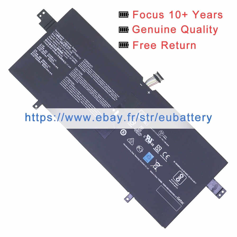 New BTY-S3B Battery For MSI SUMMIT E13 AI EVO A1MTG MS-13P3 MS-13P4 15.4V 70.07W