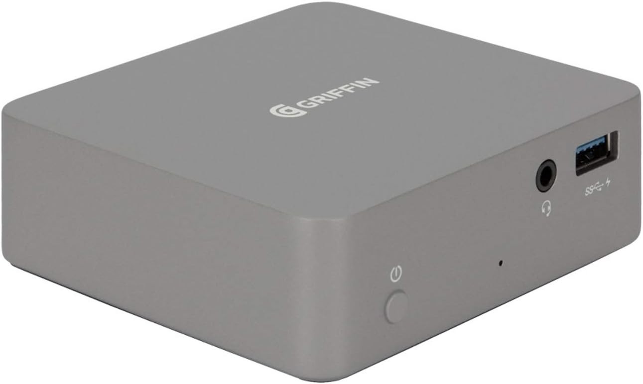 Griffin Universal USB-C Docking Station - Cool space gray