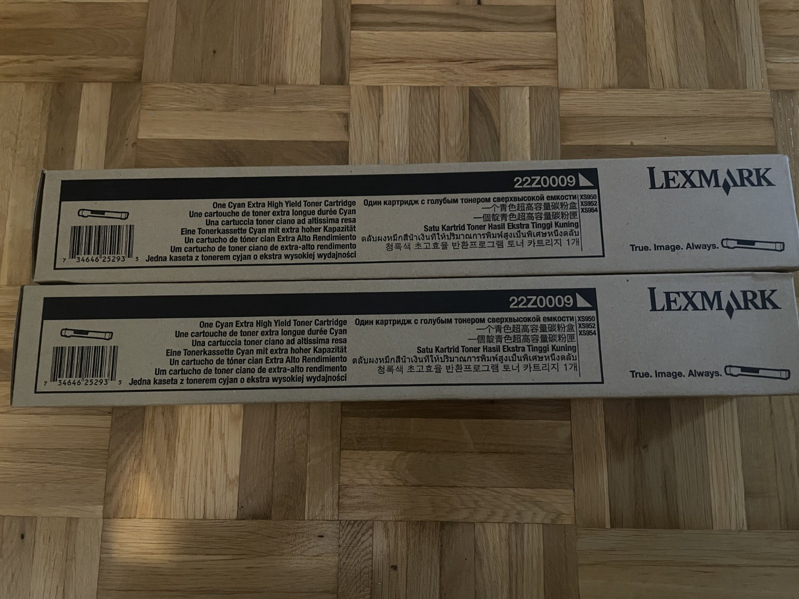 Genuine Lexmark 22Z0009 Cyan High Yield Toner Cartridge For XS950,XS952,XS954