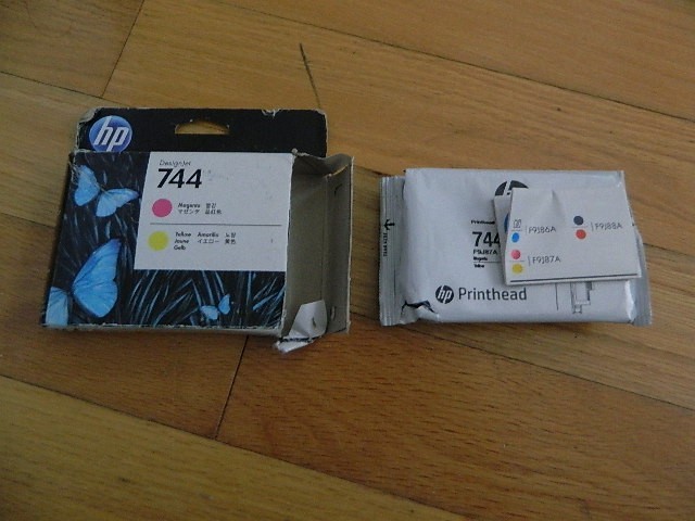 2019 GENUINE HP #744 Magenta/Yellow PRINTHEAD F9J87A DESIGNJET Z2600 Z5600 NEW