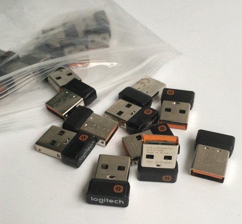 2x - Logitech Wireless Unifying USB Receiver Dongle for Keyboard & Mice