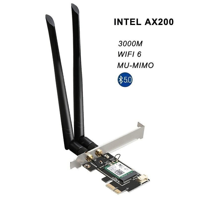 PCIE WiFi6 Adapter Wireless Bluetooth Network dongle PCIE Network Card 3000Mbps