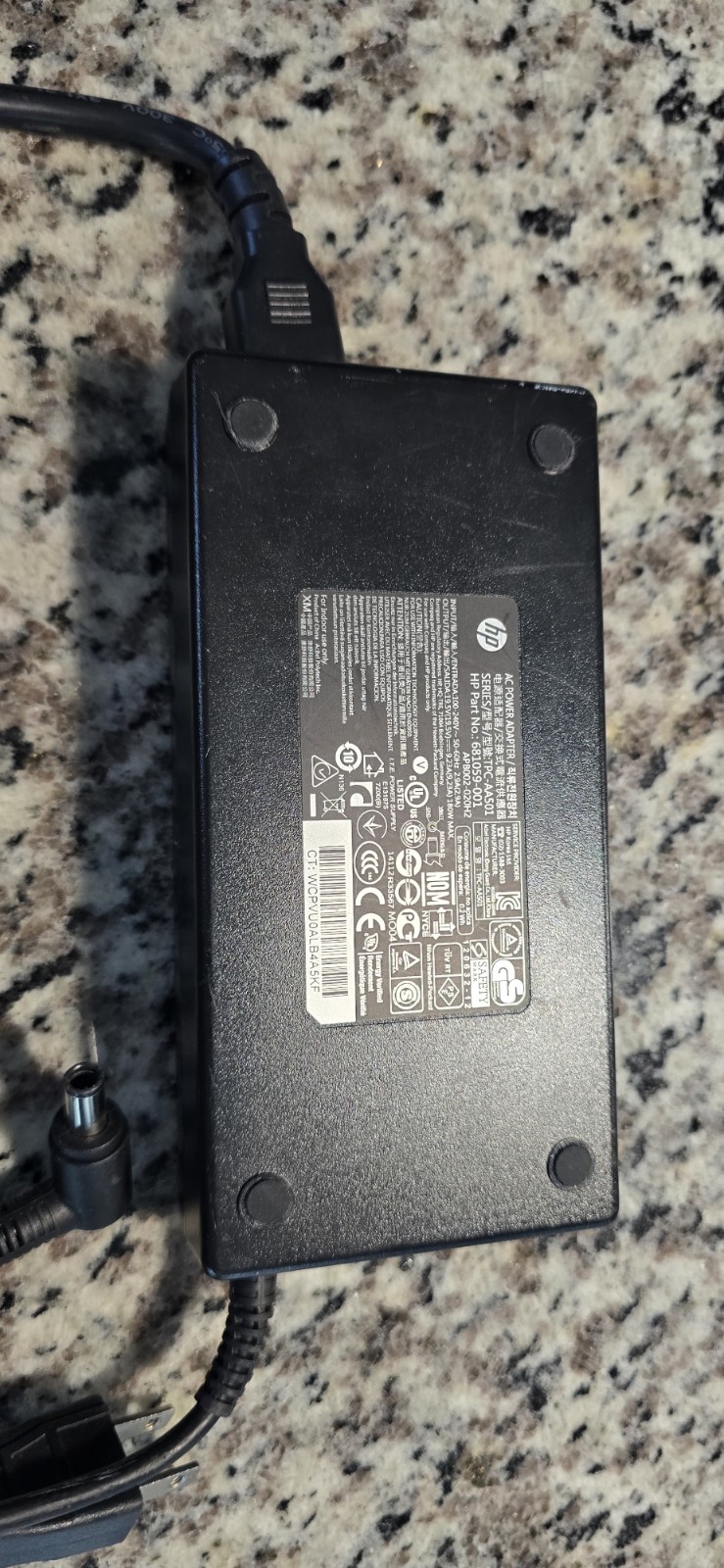 GENUINE HP 180w AC Power Adapter Model: TPC-AA501 #681059001