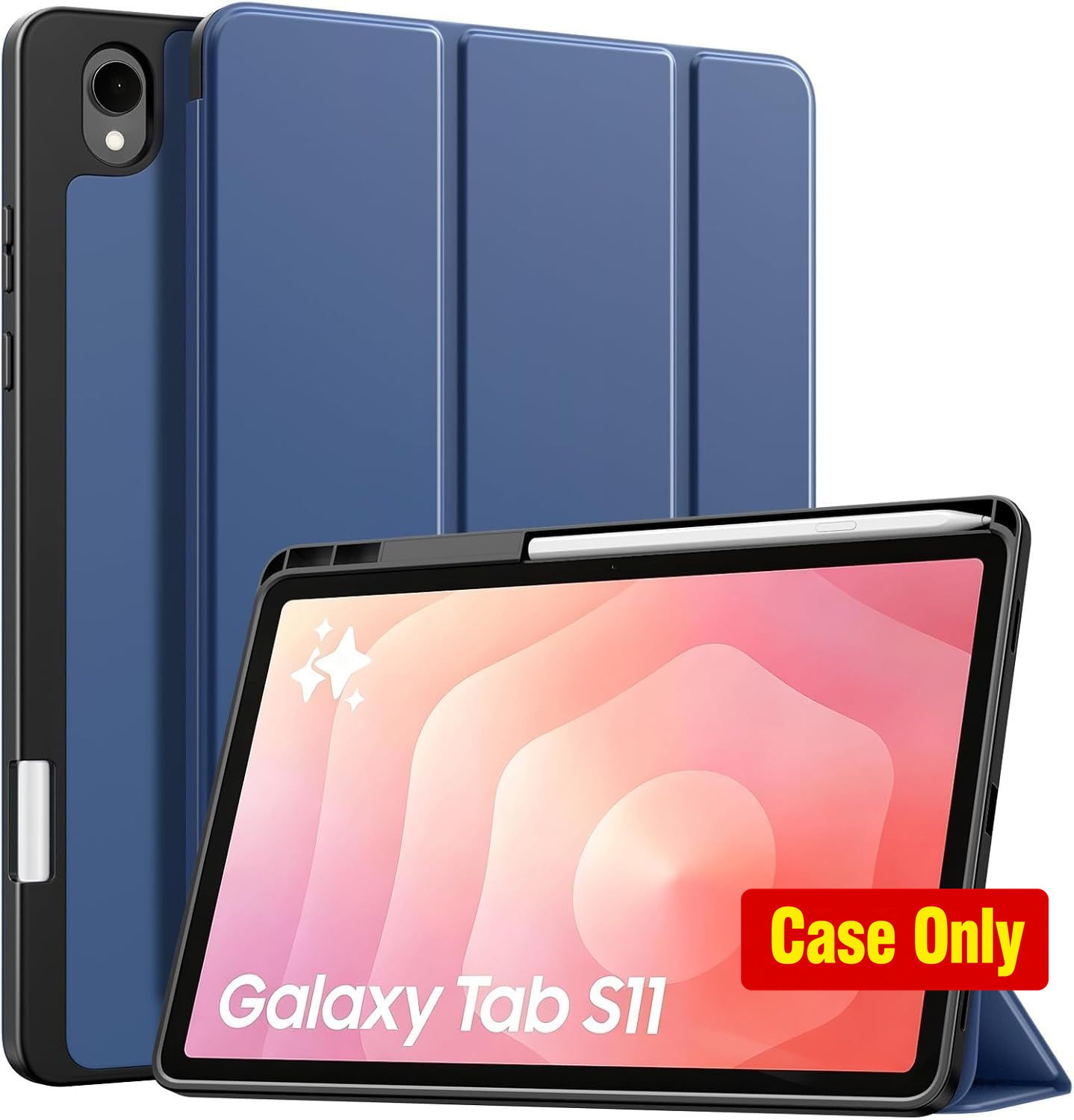 Soft Case for Galaxy Tab S11 11 Inch 2025, Navy Blue, lightweight, shockproof