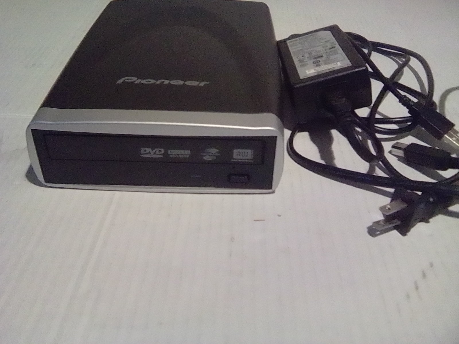 Pioneer DVR-X152 External DVD CD Writer Burner USB Drive Power Cable Tested