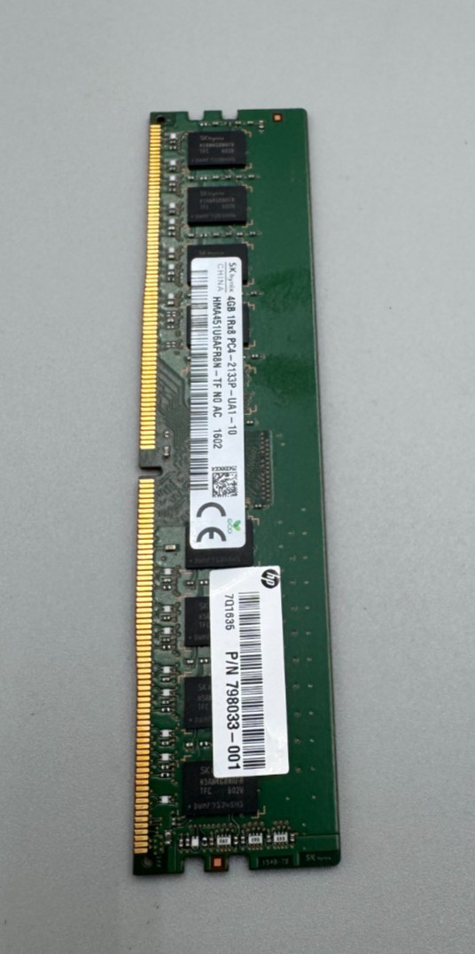 SK Hynix DDR4 4GB PC4 2133MHz Desktop RAM Memory Green Excellent/Big