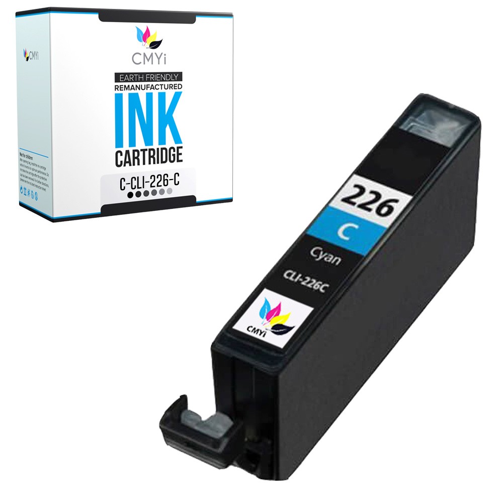 CMYi 1-Pack Compatible CLI-226 Cyan Ink Cartridge for Canon PIXMA MG6220 MG8120