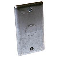 Raco 861 Pre-Galvanized Steel Gray Rectangle Handy Box Cover 4-3/16 L in.