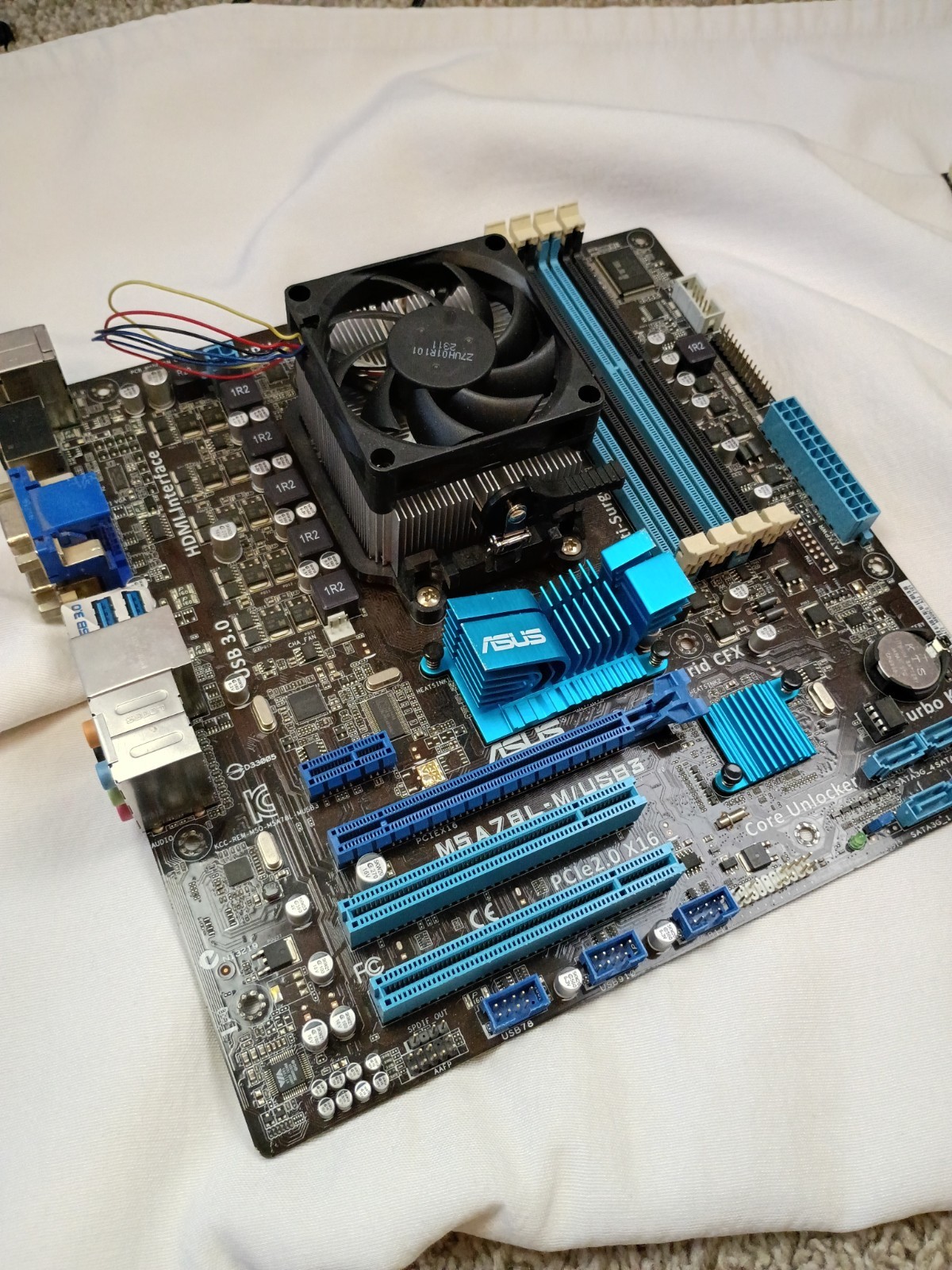 ASUS M5A78L-M PLUS/USB3 AM3+ AMD 455 3.3ghz X3 Processor Combo Motherboard USB3 