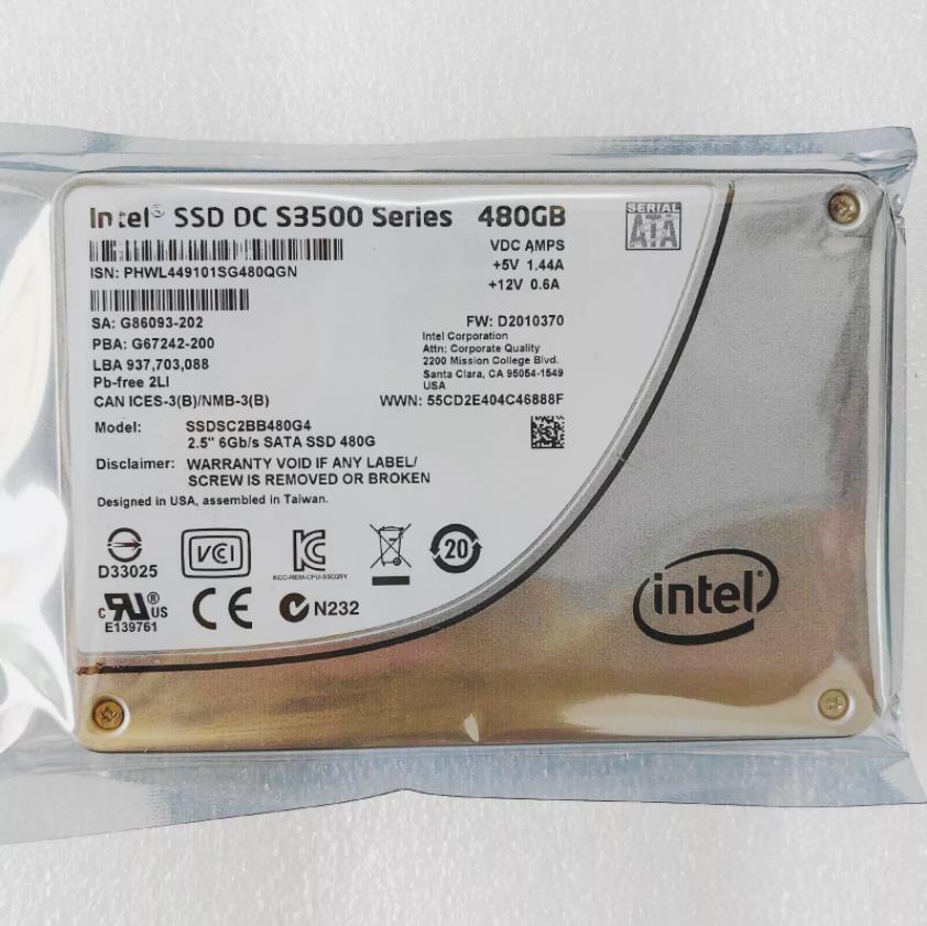 Compatible Intel 480GB SSD DC S3500 6Gb/s 2.5inch SATA SSDSC2BB480G4 SSD