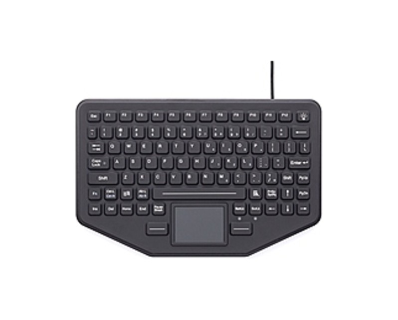 iKey SkinnyBoard Rugged Mobile Keyboard with Touchpad for In-Vehicle SB-87-TP-M