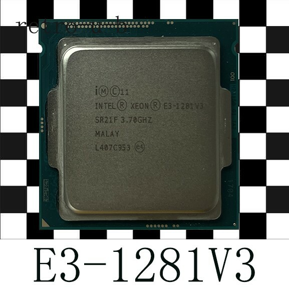 Intel Xeon E3-1281 V3 SR21F 3.70GHz 4Core 8Threads LGA1150 CPU Processor 1281V3