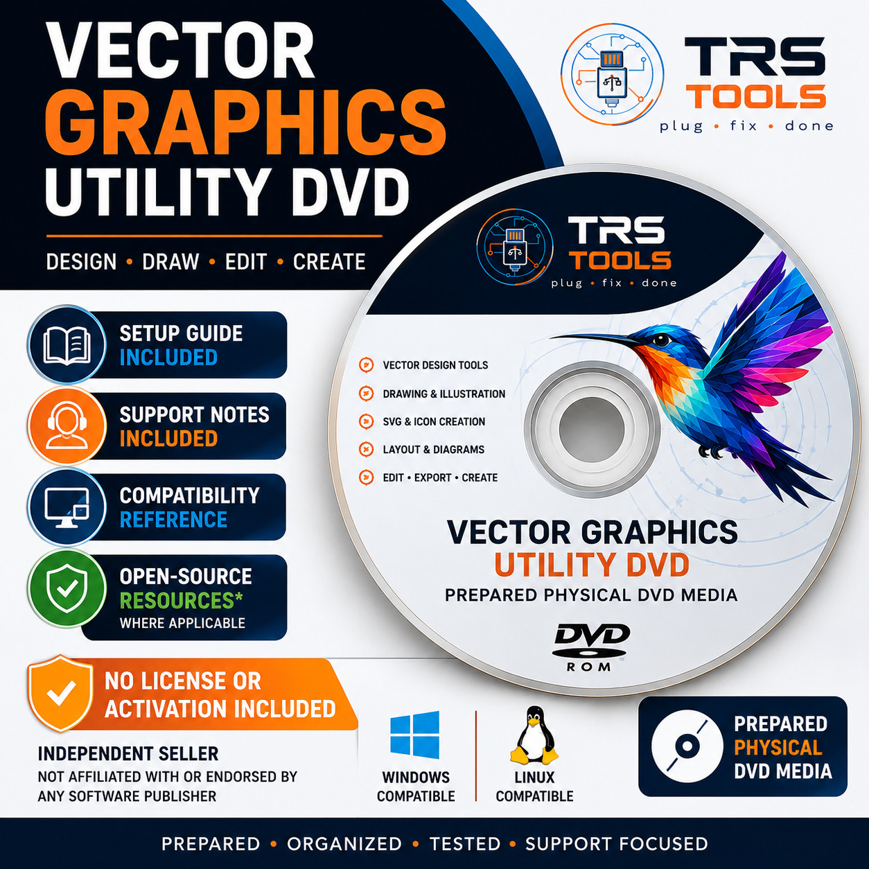 Vector Graphics Utility Prepared DVD Media Design & Setup Guide TRS Tools