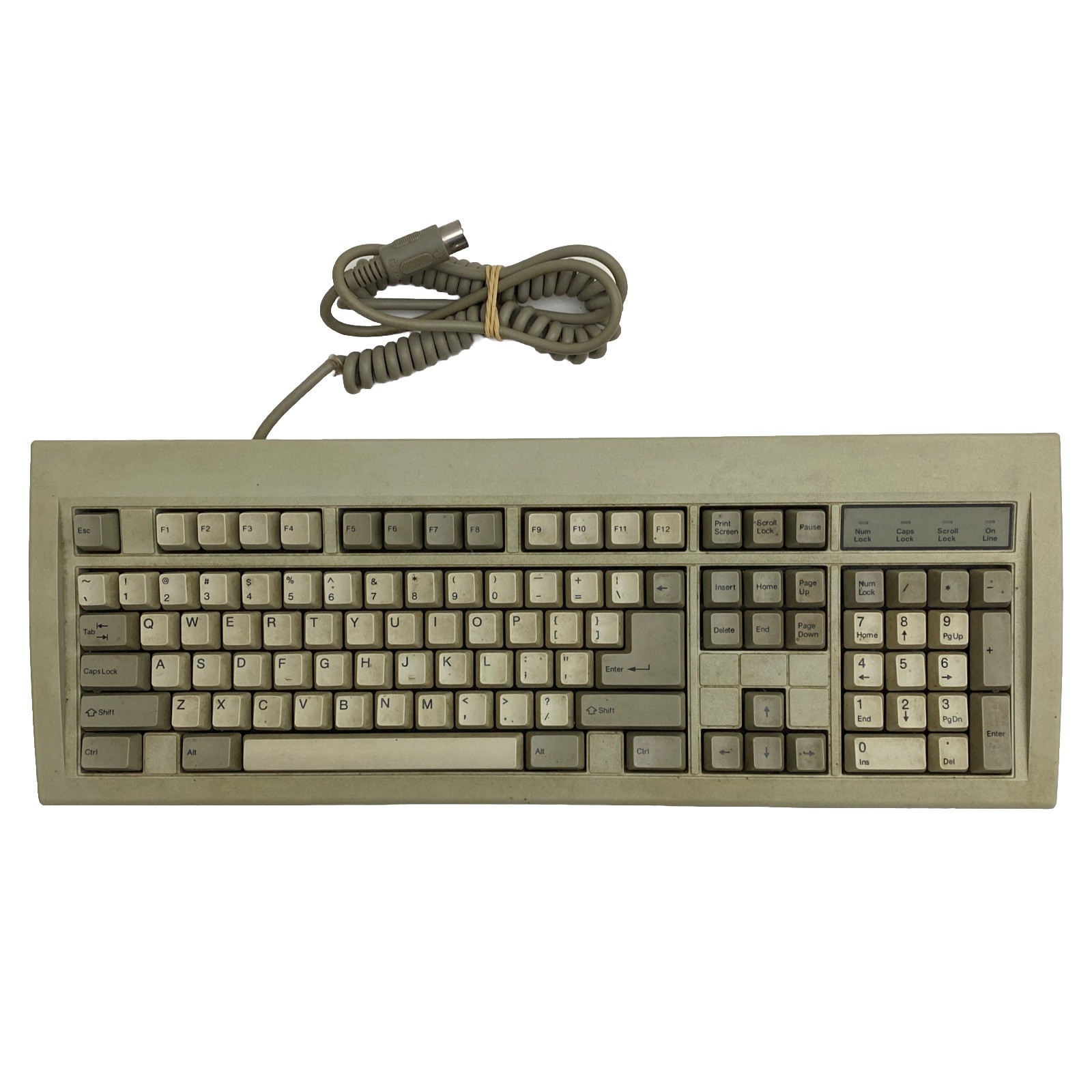 Mechanical Chicony KB-5191 Vintage Computer Keyboard Tested Needs Cleaning
