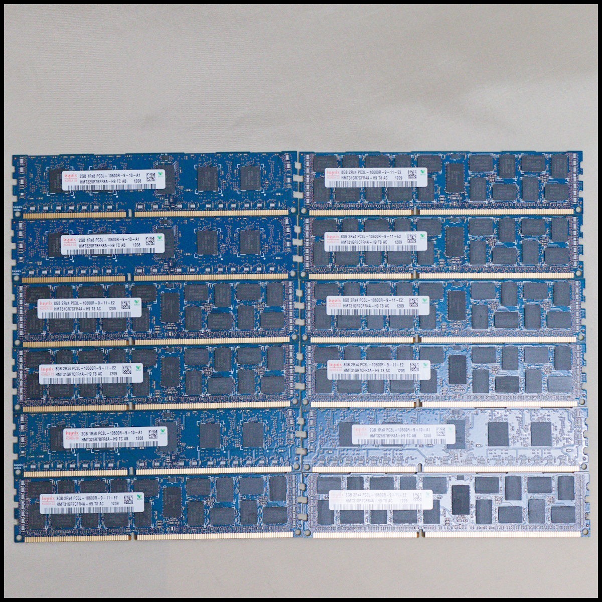 72GB (8x8GB) (4x2GB) ECC DDR3 RAM 1333MHz RDIMM SK Hynix Tested Working