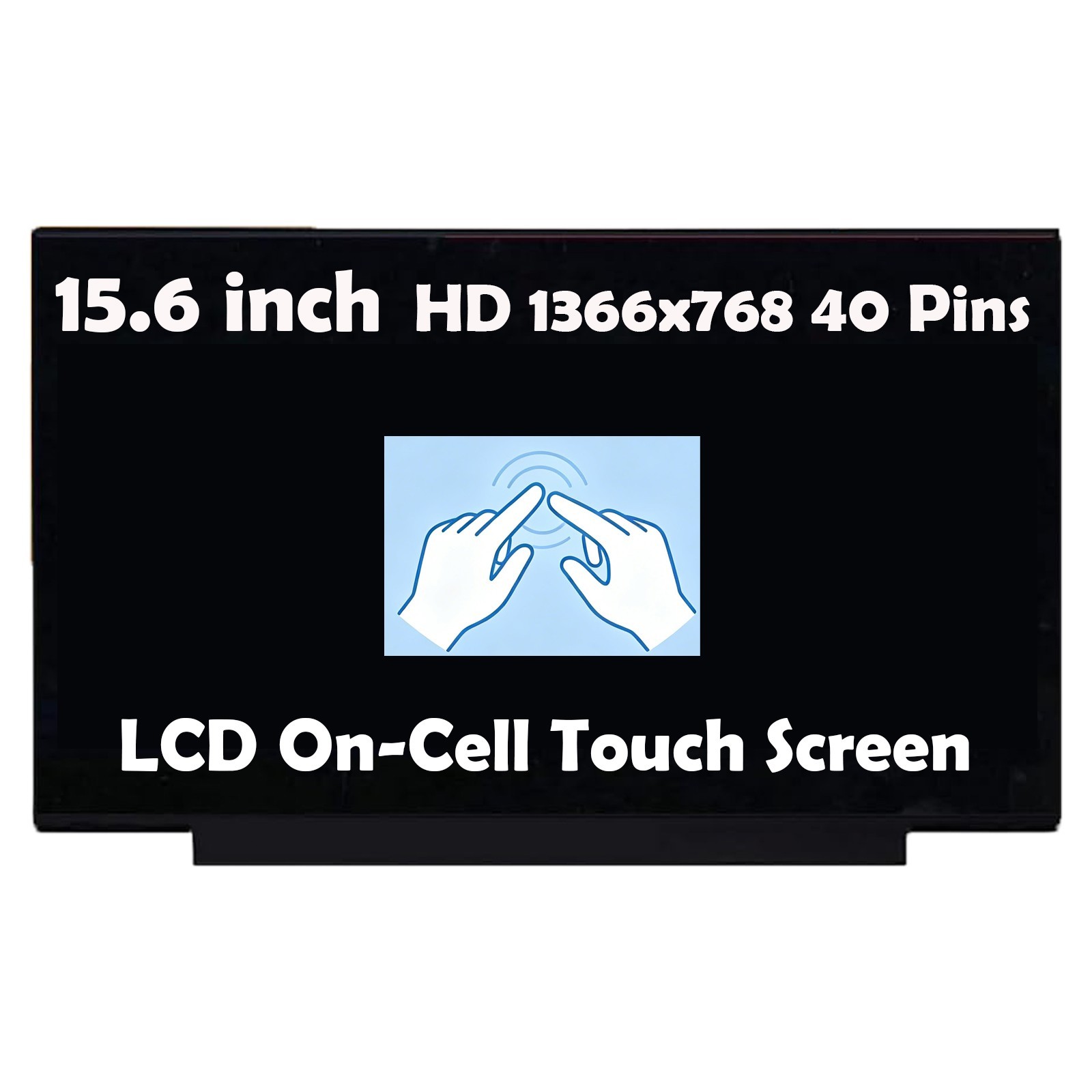 15.6" for HP 15-EF1023DX HD 1366x768 40 Pins LCD Touch Screen Display Panel