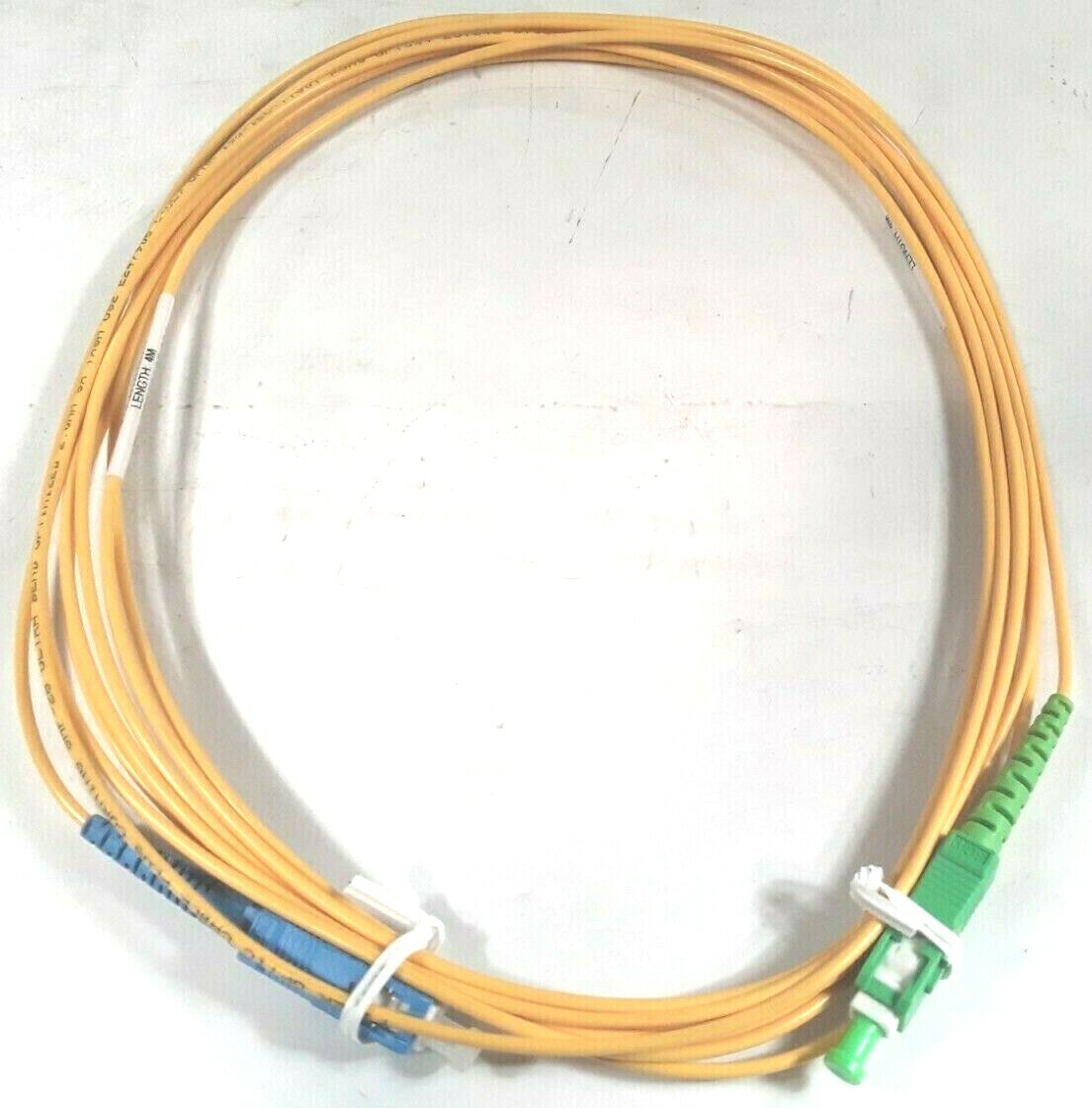Wirewerks CPC-HGSCASCB-004 Fiber Optic Jumper, Yel Jkt