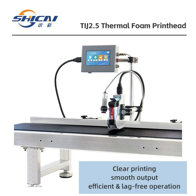 12.7mm Auto TIJ Printer for Sock Date Batch QR