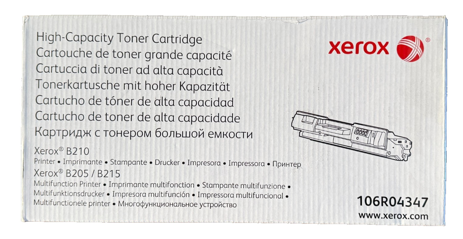 Xerox 106R04347 High-Capacity Black Toner Cartridge NEW