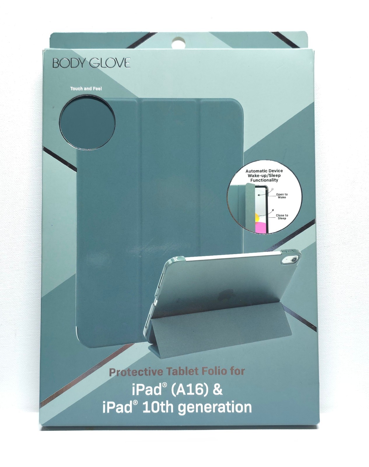 Body Glove Folio Case iPad A16 & 10th Gen Smart Cover Open Box Forest Green