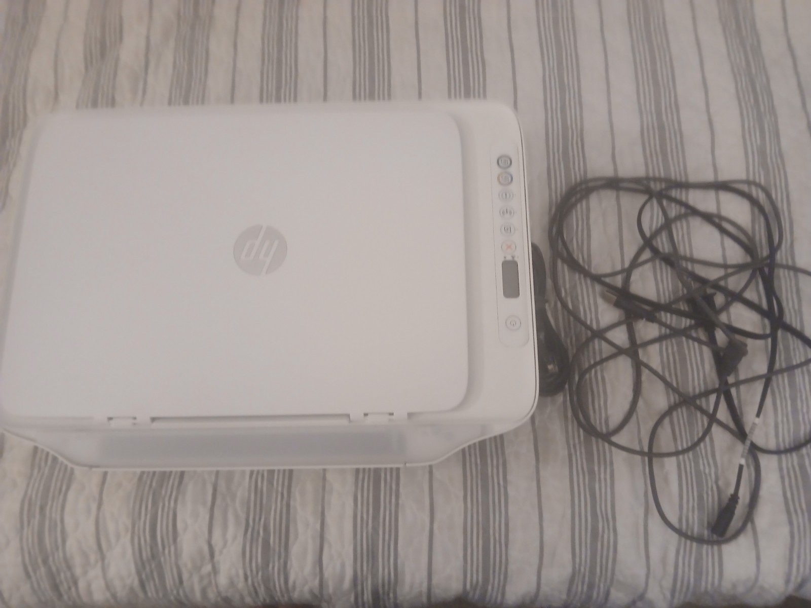 HP DeskJet 2652 All-in-One Color Inkjet Printer - White