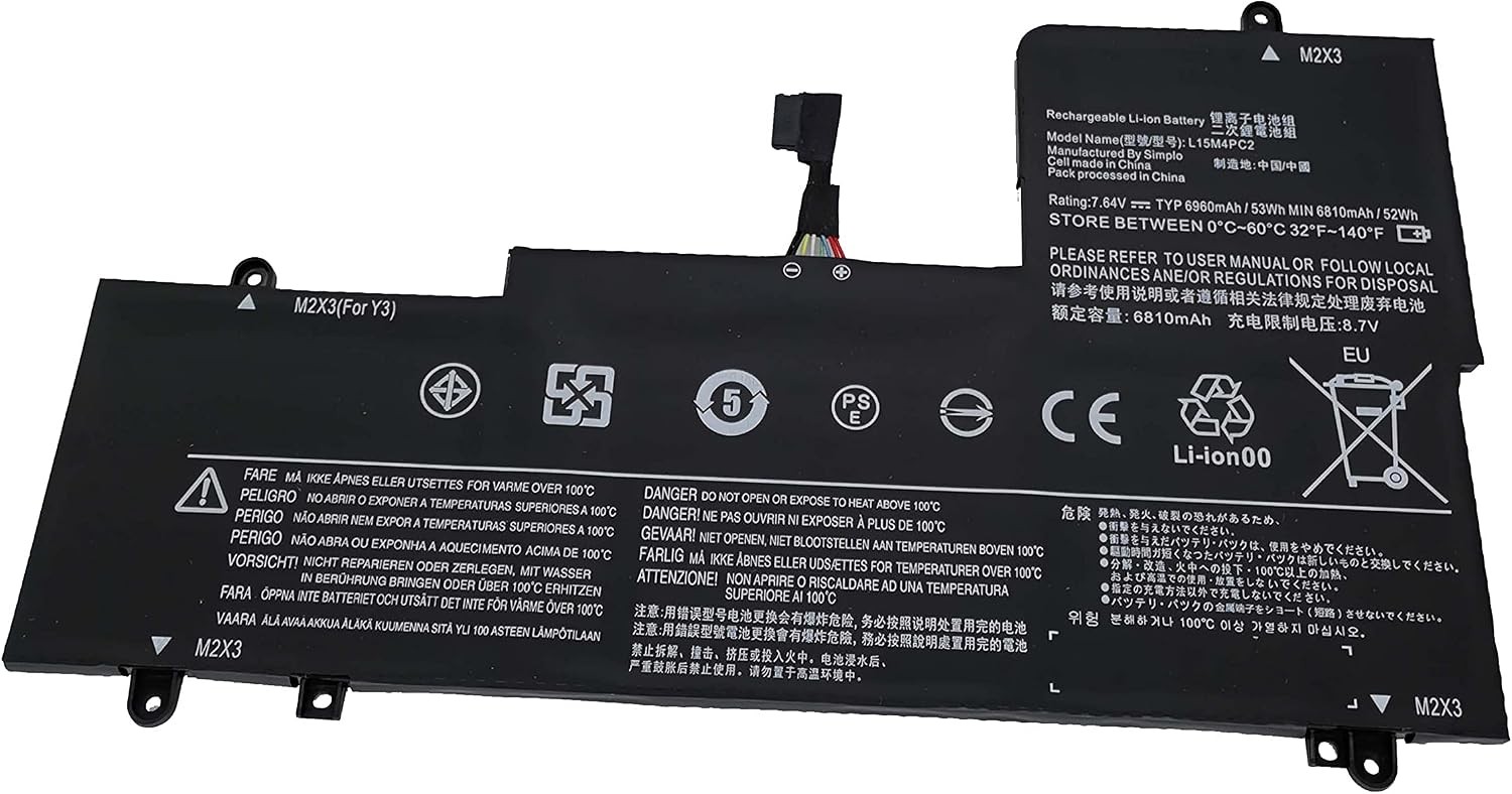 Fully. New L15M4PC2 L15L4PC2 Replacement Laptop Battery Compatible with Lenovo