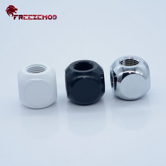 FreezeMod G1/4" Thread 3 Way Ball Splitters Fitting Adapter for Water Cooling