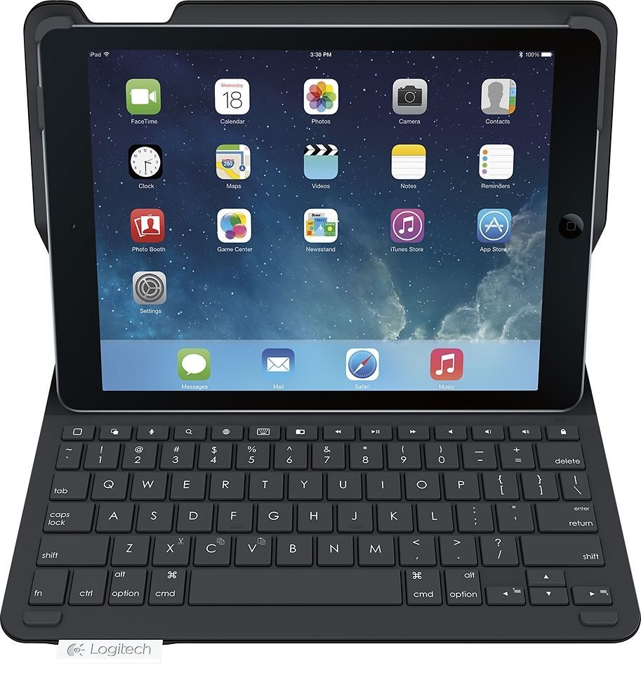 Logitech Type+ Protective Wireless Keyboard Folio Cover Case iPad 5 9.7" 2016  