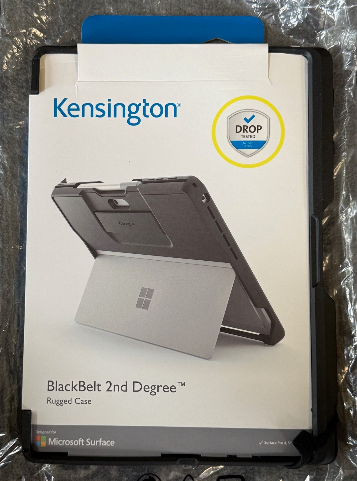NEW Kensington BlackBelt 2nd Degree Rugged Case Surface Pro 4 5 6 7 K97950WW